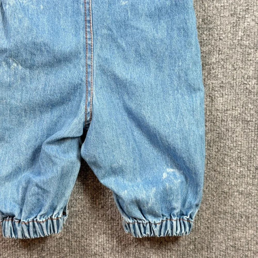 Miami Dolphins NFL Vintage Brandon Sportswear Denim Coverall Baby 6M Blue